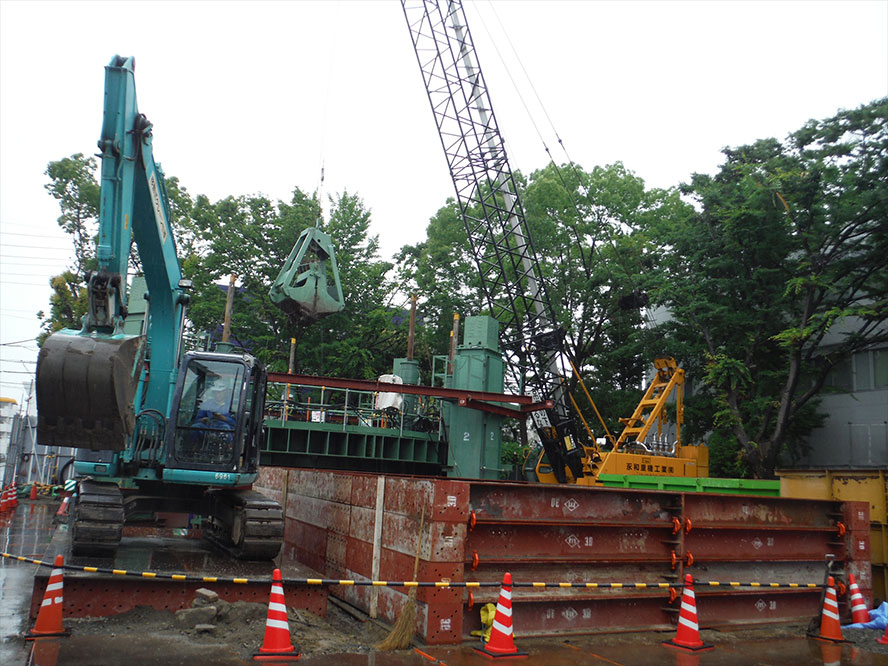 施工事例 アーバンリング(立坑)